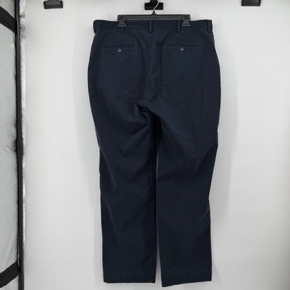 Polo Ralph Lauren Men Navy Chino Pants Size 40x32 Cotton Stretch Classic Fit - Picture 3 of 8